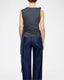 Sleeveless Jersey Knotted Top
