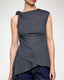 Sleeveless Jersey Knotted Top