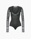 Stretch Tulle Bodysuit