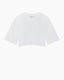 Zaely Cropped T White