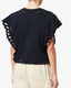 Odyle Jersey Broderie Top Faded Black