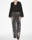 Solvi Embroidered Hooded Top