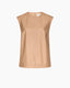 Fiza Leather Top Sienna