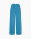 Corduroy Roomy Pants Turquoise