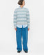 Corduroy Roomy Pants Turquoise