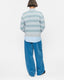 Corduroy Roomy Pants Turquoise