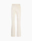 Velvet Flared Pants Ivory