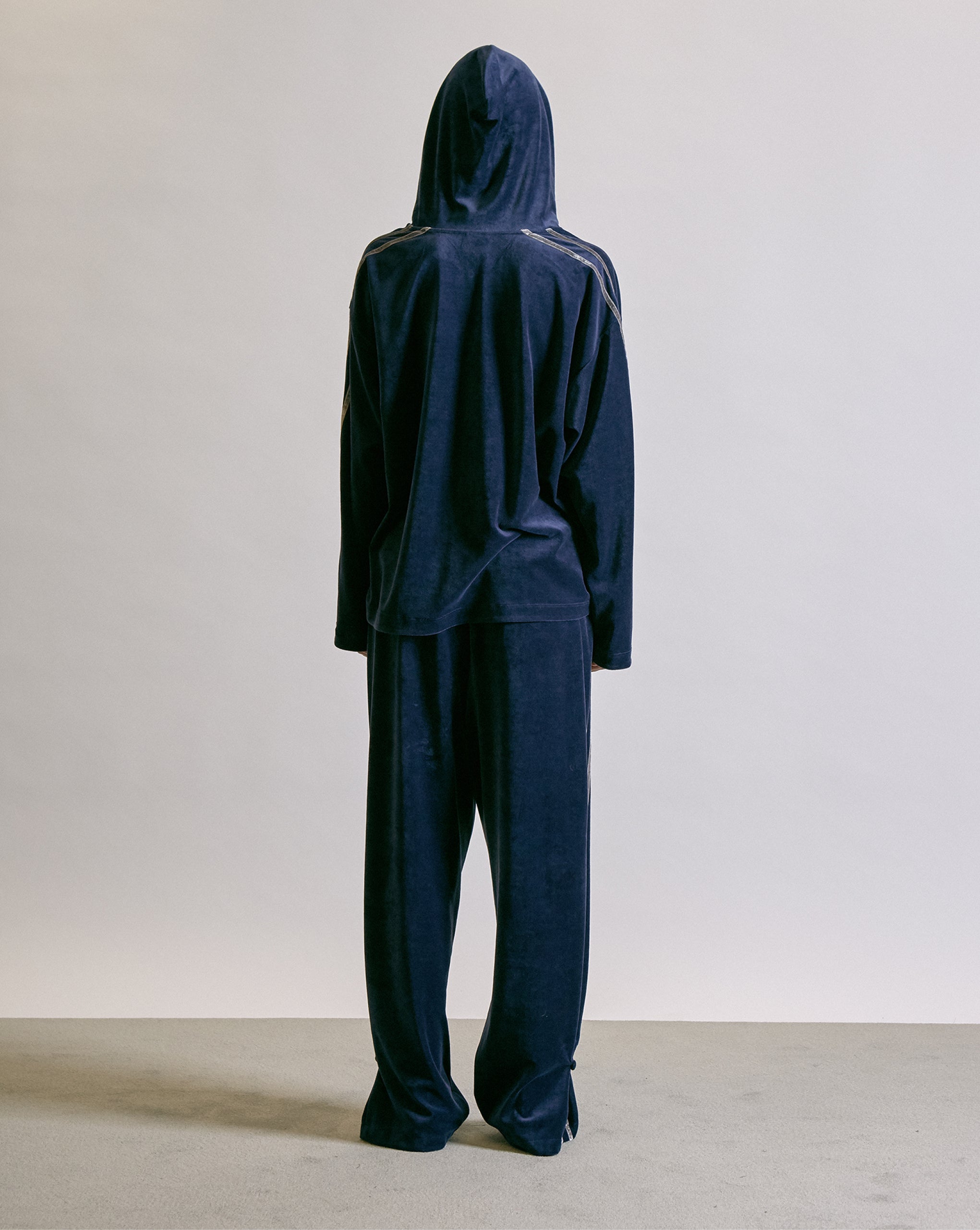 Velours Trackpants Navy
