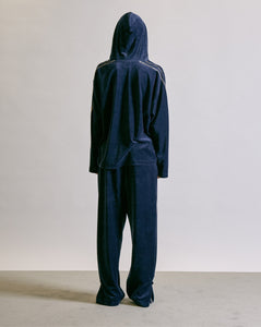 Velours Trackpants Navy