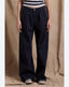 Cotton Double Pleated Pants
