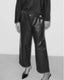 Shiri Leather Pants Black