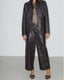 Shiri Leather Pants Brown