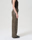 Recycled Leather Low Curve Jeans