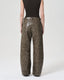 Recycled Leather Low Curve Jeans