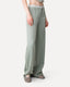 Satin High Waist Emboidered Pants