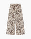 Lari Wide Denim Zebra