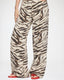 Lari Wide Denim Zebra