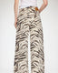 Lari Wide Denim Zebra