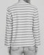 Boatneck T Wide Striped Blue White