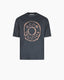 Destroyed Logo T Black Melange