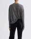 Sasha Tencel Longsleeve T Heather Grey