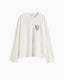 Heart Longsleeve T Optic White