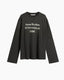 Logo Longsleeve T Faded Black