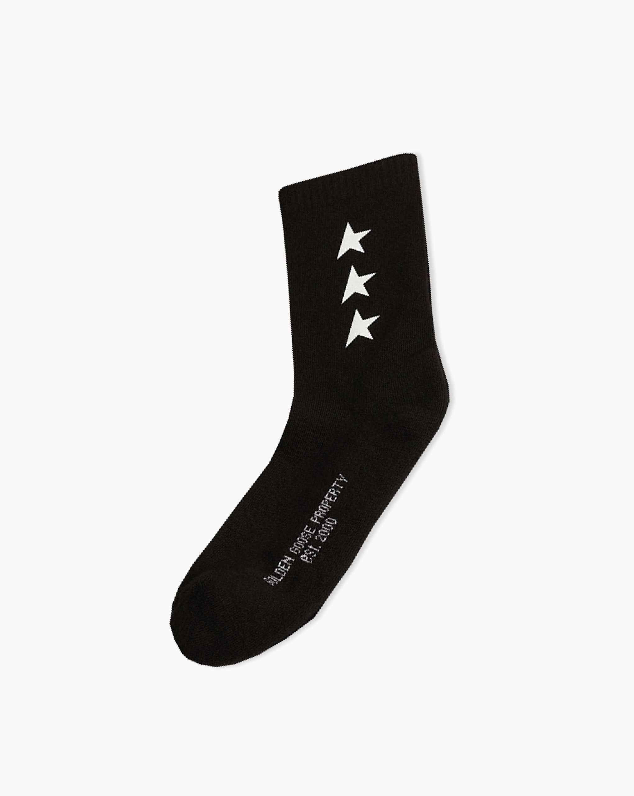 Star Socks Black