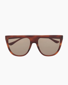 Oversized Frame Sunglasses Brown