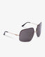 Oversized Wraparound Sunglasses Smoke