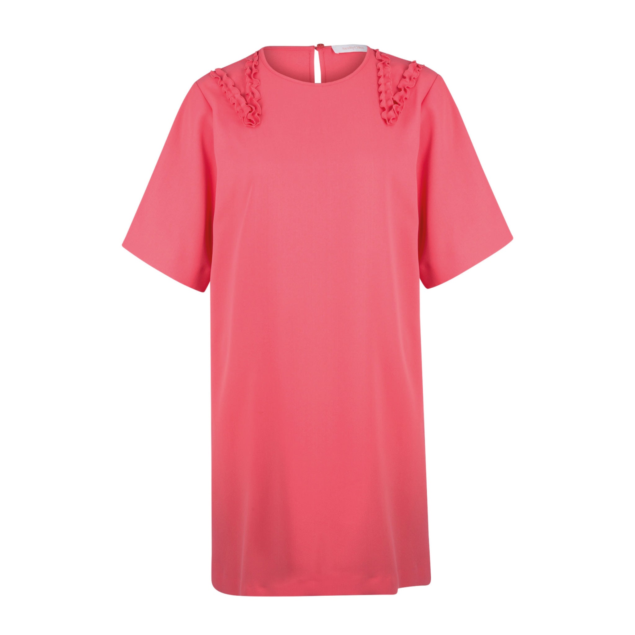 Crepe Mini Dress