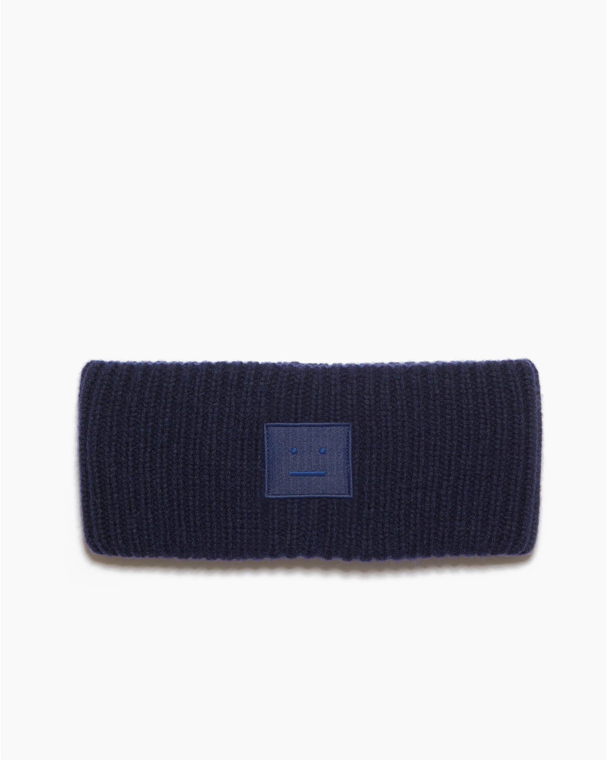 Ribbed Knit Headband Navy