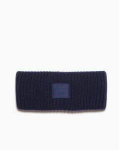 Ribbed Knit Headband Navy