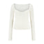 Olvera Long Sleeve Knit Top Ivory