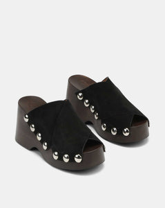 Wedge Clogs Suede