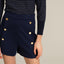High-Waisted Buttoned Shorts