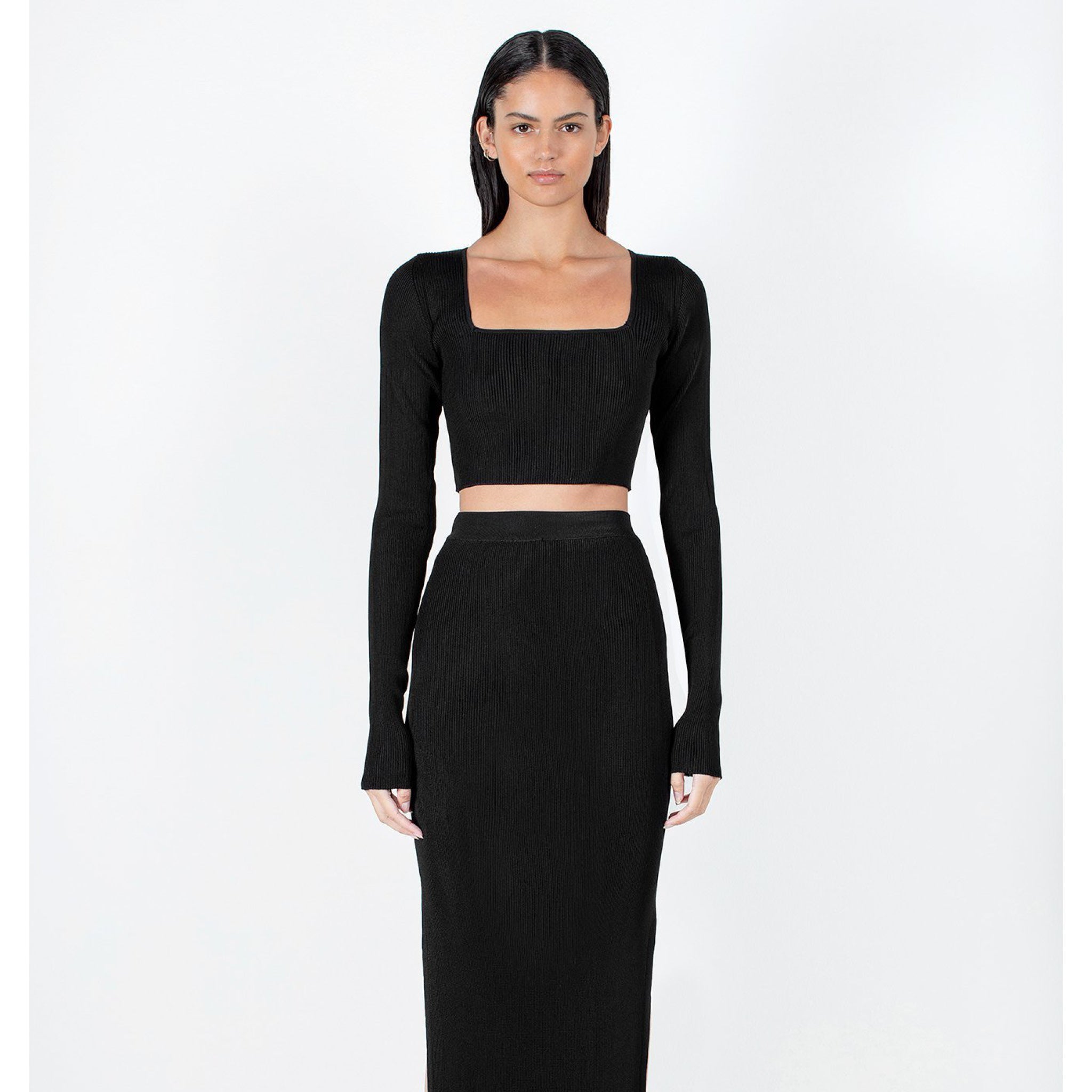 Kama Square Neck Crop Top