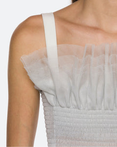 Cropped Tulle Top